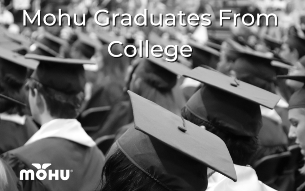 College grad hats Mohu Graduates From College, Mohu