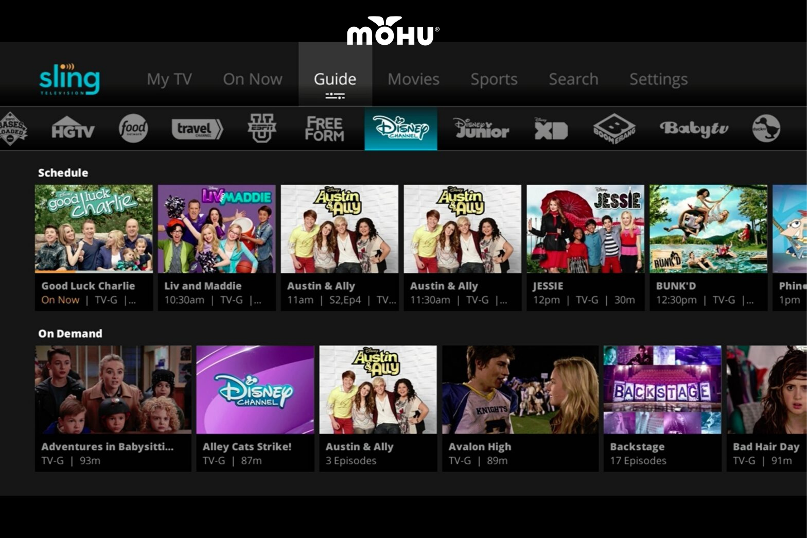 dish network video on demand movies