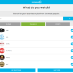 select popular channels screenshot