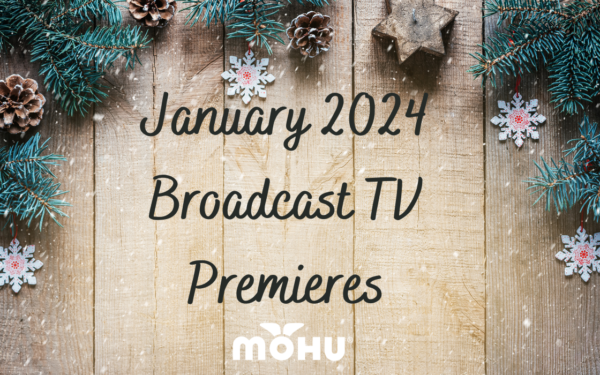 January 2024 Broadcast TV Premieres background image holiday theme