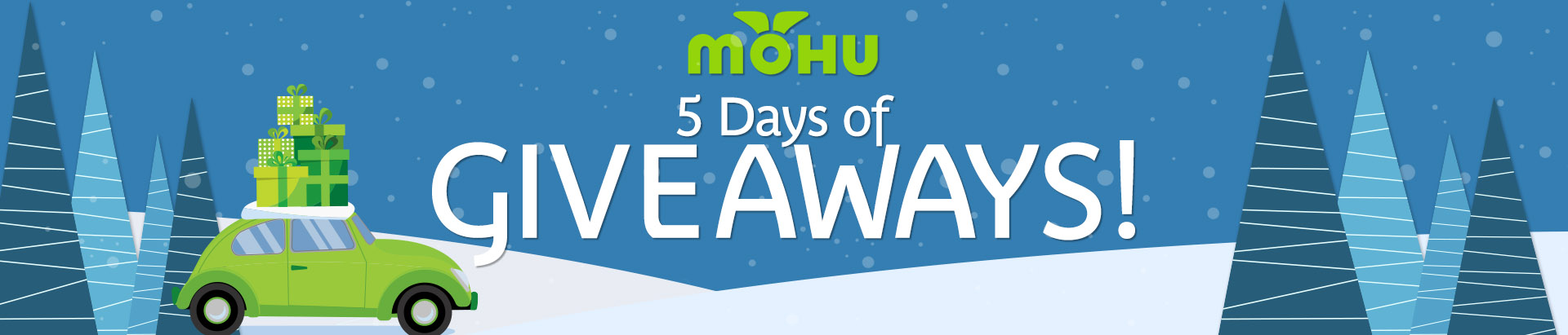 5 days of giveaways form header graphic